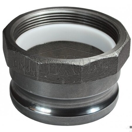 Dixon Adapter with UHMW Insert, 4 in, Adapter x FNPT, Aluminum 400-A-ALINSERT